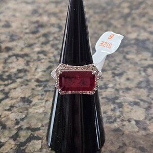 Bomb Party RG21789 "Through The Looking Glass" Ruby Fused with Quartz Sz…